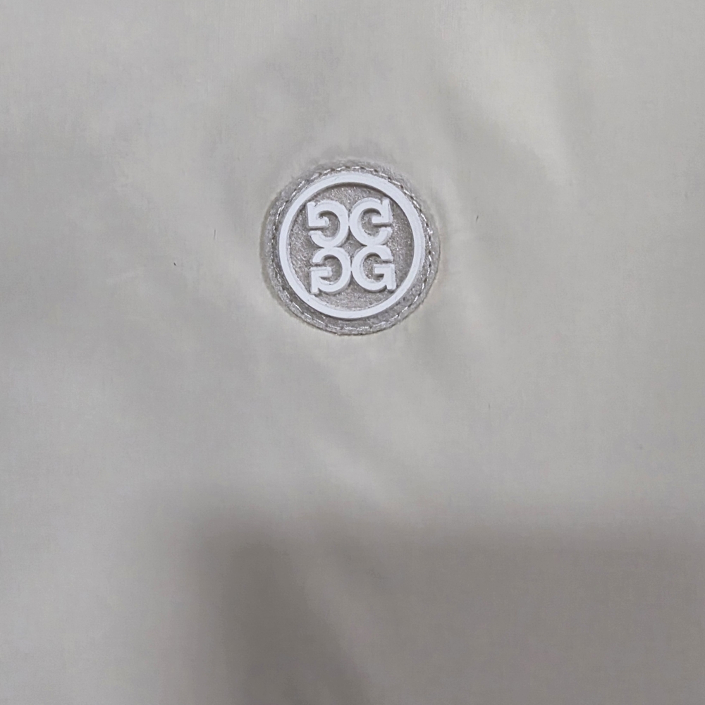 G/FORE Cream and Black Logo Golf Vest - Picture 2 of 6